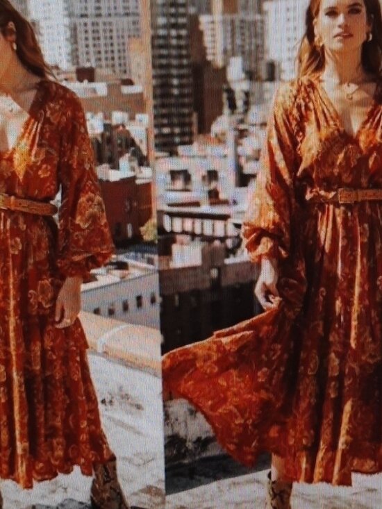 Dresses & Skirts - Spell and the Gypsy Aurora Dress Burnt Ember size small